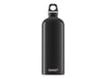 Pikkukuva 1 / 5: SIGG 1.0 L Traveller, 1000 ml, Musta, Ruuvinkanta, Muovi, Aluminium, 257 mm