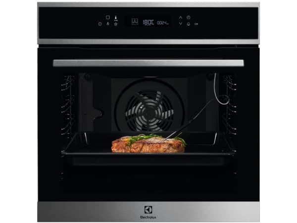 Electrolux EOE7P31X, Medium, Elektrisk ugn, 72 l, 3480 W, 30 - 300 ° C Svart, Rostfritt stål