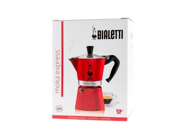 Bialetti Moka Express - Perkolator - röd