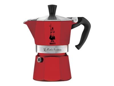 Bialetti Moka Express - Percolator - passion red/black