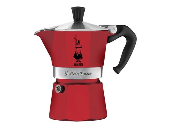 Bialetti Moka Express - Kaffetrakter - pasjonsrød
