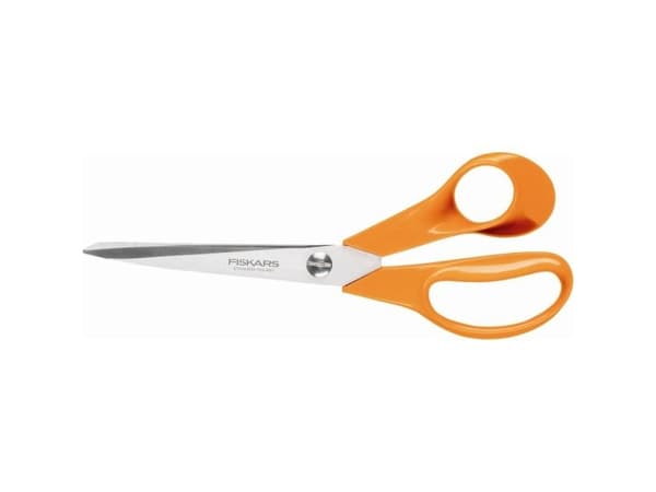 Fiskars Classic, Voksen, Lige snit, Enkelt, Orange, Rustfrit stål, Rustfrit stål, Højrehåndet