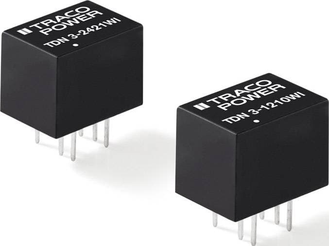 TracoPower TDN 3WI DC/DC-omvandlare kretskort 333 mA 3 W Antal utgångar: 1 x