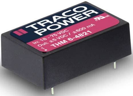 TracoPower THM 6 DC/DC-omvandlare kretskort 500 mA 6 W Antal utgångar: 1 x