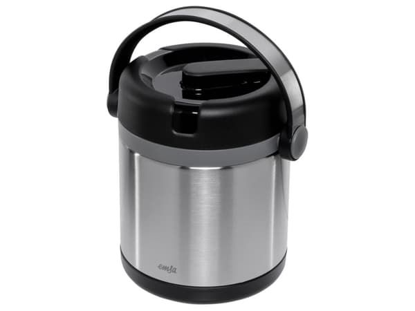 EMSA MOBILITY, 1,2 L, Anthracit, Sort, Rustfrit stål, Polypropylen (PP), Rustfrit stål, Termoplastisk elastomeeri (TPE), 6 t, 12 t