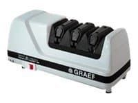 Graef CC 120 - Elektrisk knivslipare - 75 W - vit