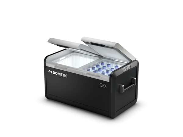 Dometic CFX375DZ - Konvertibel kyl/frys - bärbar - Wi-Fi - ytterdörr - bredd: 89.2 cm - djup: 49.5 cm - höjd: 47.2 cm - 74 liter - Klass D - slate/mi
