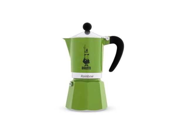 Bialetti Rainbow, 0,06 l, Aluminium, Termoplast, Grønn, 140 mm, 6,2 cm