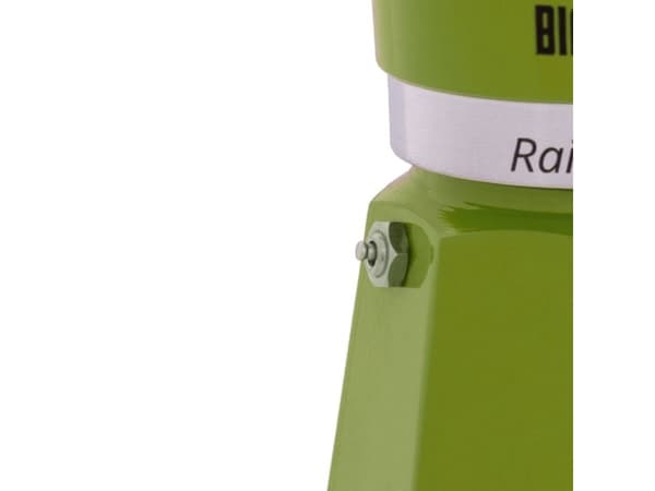 Bialetti Rainbow, 0,06 l, Aluminium, Termoplast, Grønn, 140 mm, 6,2 cm