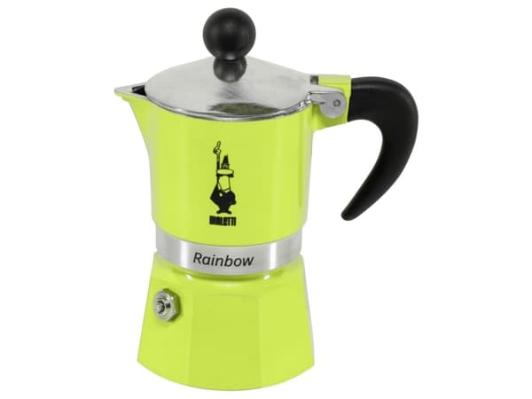 Bialetti Rainbow, 0,06 l, Aluminium, Termoplast, Grønn, 140 mm, 6,2 cm