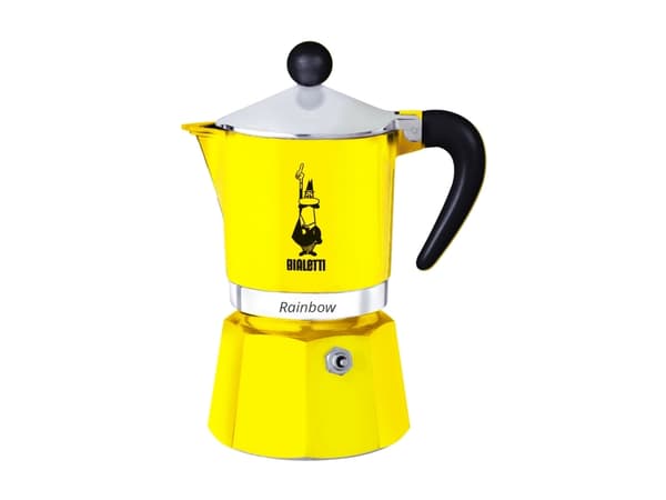 Bialetti Rainbow - Percolator - 130 ml - gul