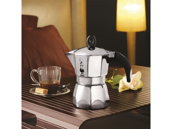 Bialetti Dama, Mokkapannu, Alumiini, Musta, Alumiini, 3 kuppia, Dama, CE