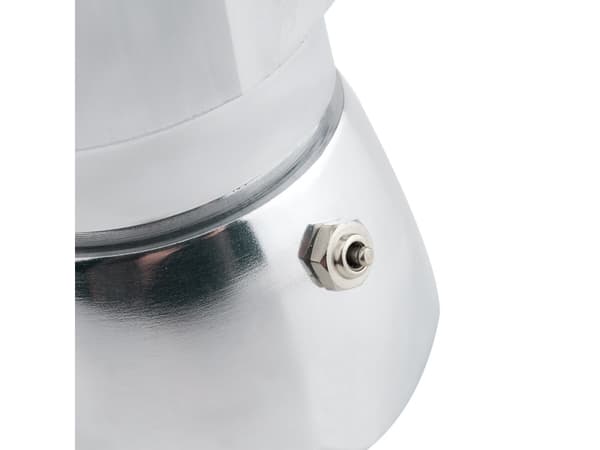 Bialetti Dama, Mokkapannu, Alumiini, Musta, Alumiini, 3 kuppia, Dama, CE