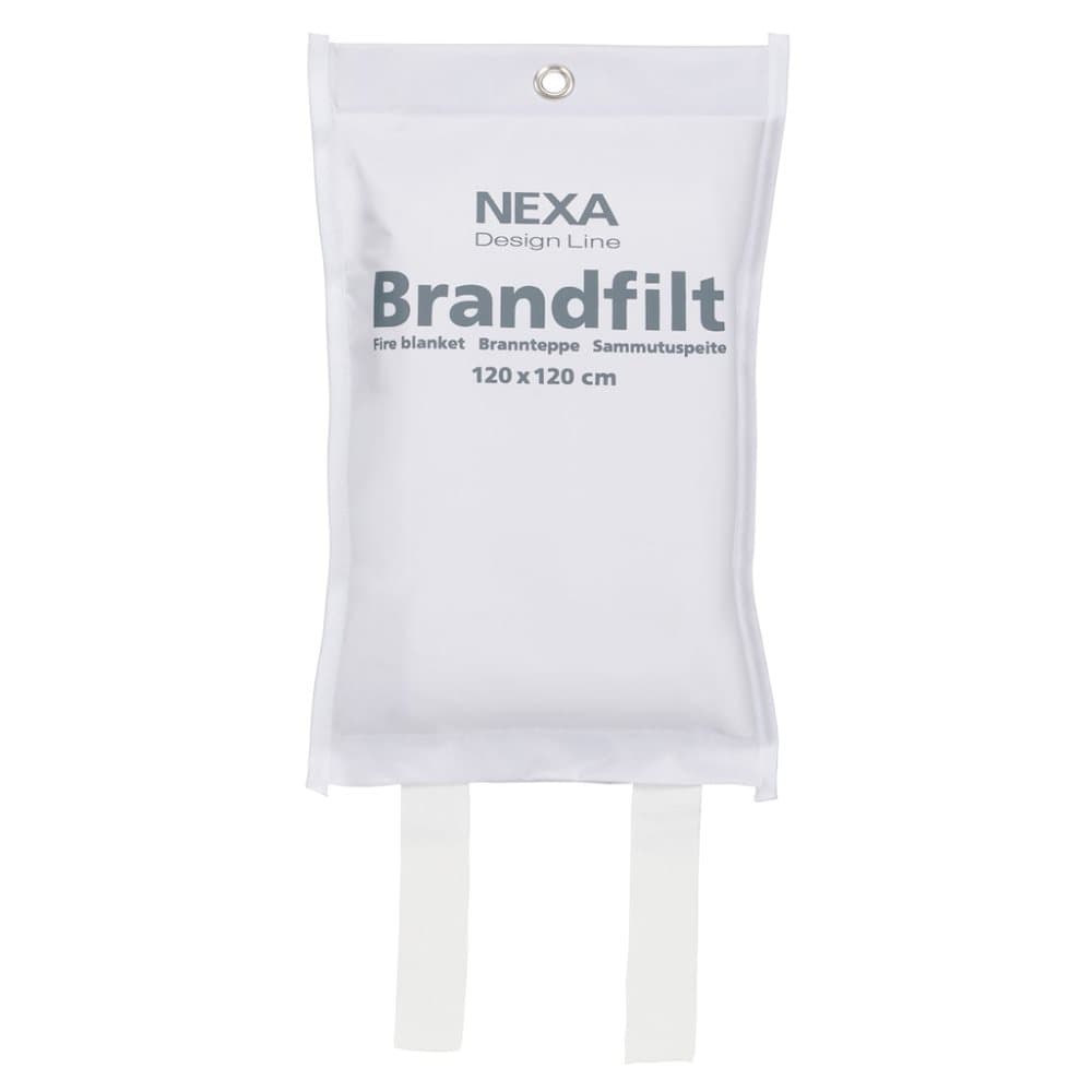 FBD-101 Brandtæppe Hvid 120x120 cm