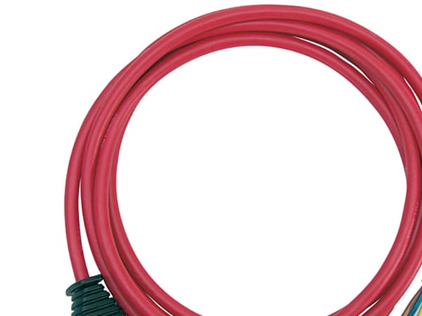 brennenstuhl H05RR-F 3G1,5 - Strømkabel - uisoleret ledning til CEE 7/7 (han) - AC 300/500 V - 3 m - rød