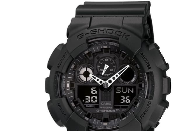 Casio GA-100-1A1ER, vanntett, kvarts