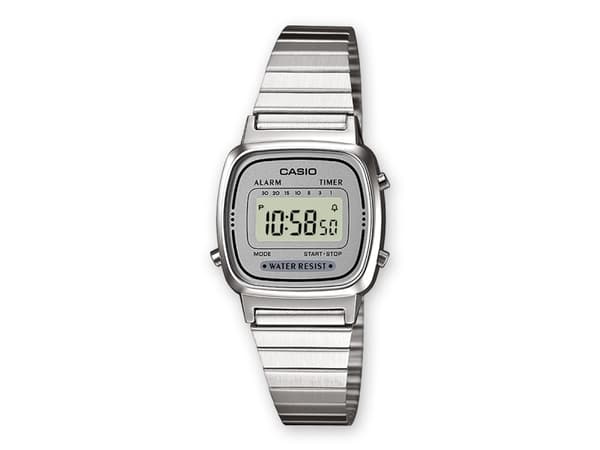 Casio LA670WEA-7EF, Vanntett, Chronometer, Elektronisk