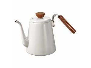 Hario BDK-80-W, Kaffemaskin for puter, 0,8 l, Hvit, Rustfritt stål, Tre, Tre, Bona