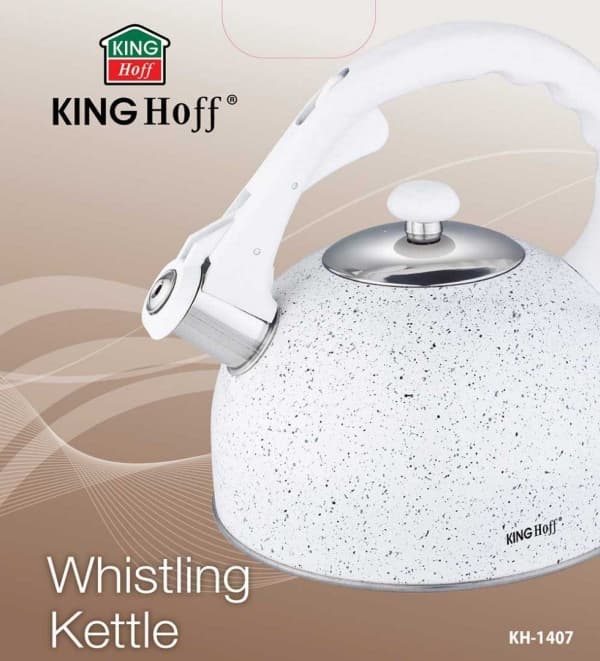 KingHoff KINGHOFF KETTLE WITH WHISTLE 2.6L KINGHOFF KH-1407 MARBLE