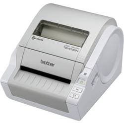 Brother TD-4100N Etikettskrivare Direkt termisk 300 x 300 dpi Etikettbredd (max.): 102 mm USB, RS-232, LAN