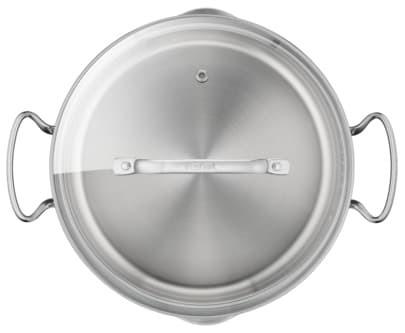 Tefal DUETTO+ G7194455, Rund, Rustfritt stål, Rustfritt stål, Keramisk, Gass, Halogen, Induksjon, Forseglet Plate, 250 °C, Glass