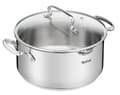 Miniatyrbilde 4 av 5: Tefal DUETTO+ G7194455, Rund, Rustfritt stål, Rustfritt stål, Keramisk, Gass, Halogen, Induksjon, Forseglet Plate, 250 °C, Glass