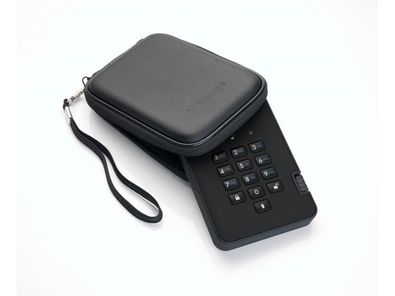 iStorage PSSD diskAshur2 SSD 128GB Black IS-DA2-256-SSD-128-B