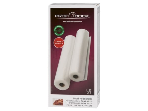 ProfiCook - Rull - for vakuumforsegler (en pakke 2)
