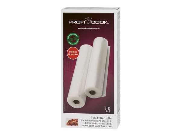 ProfiCook - Rulle - til vakuumforsegler (pakke med 2)