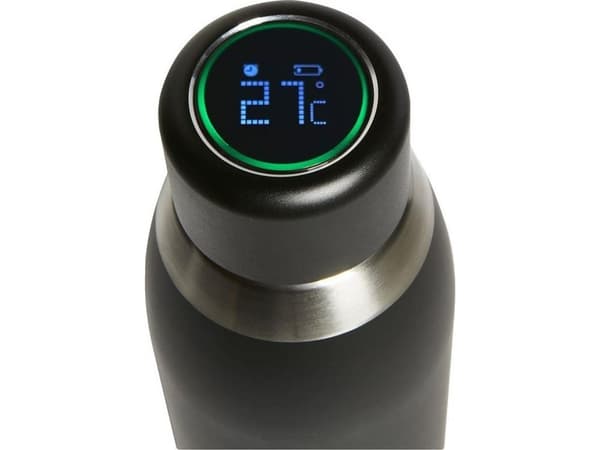 Puro Smart - Smart termoflaske - Størrelse 6.7 cm diameter - Høyde 23.5 cm - 500 ml - matt svart