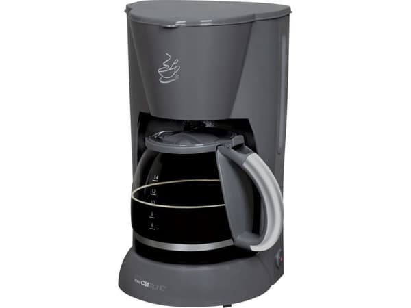 Clatronic KA 3473, Kaffebrygger (drypp), 1,5 l, Malt kaffe, 900 W, Grå
