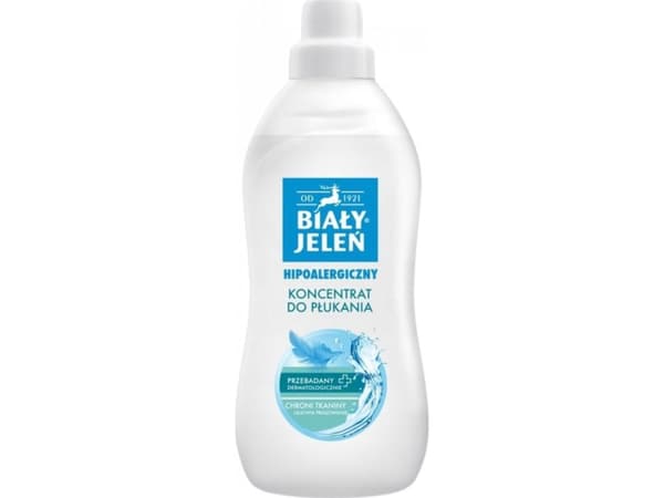 BIALY JELEN - HYPOALLERGENIC - RINSING LIQUID - CONCETRATED FABRIC SOFTENER - 1000ml