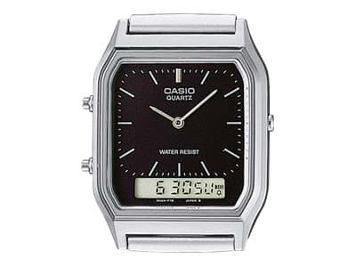 Casio Vintage AQ-230A-1DMQYES - Armbandsur - kvarts - analog+digital - harts