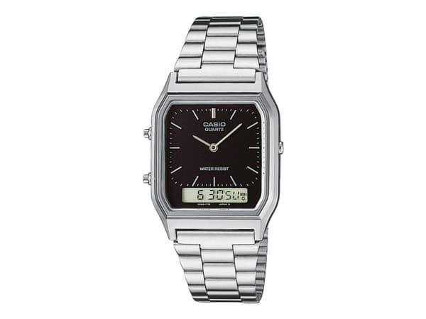 Casio Vintage AQ-230A-1DMQYES - Armbandsur - kvarts - analog+digital - harts
