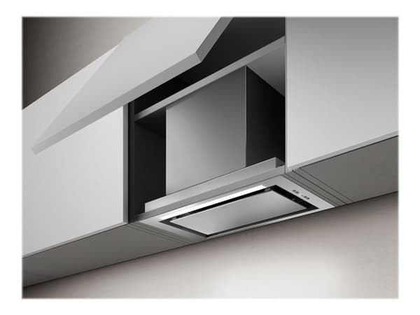 Elica Hidden IX/A/60 - Kåpa - huv - Fördjupning - bredd: 49.4 cm - djup: 26.25 cm - utsug och återcirkulering (-) - rostfritt stål