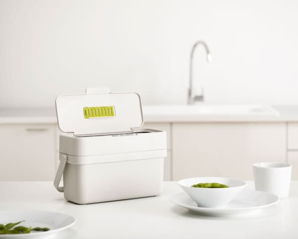 Compo 4 Matavfalls Caddy - 18x29,6x12,9cm - Tritan plast - Grå Joseph Joseph