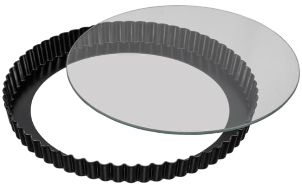 Kaiser 23.0062.2040, Tårtring, Rund, Svart, Transparent, Glas, 28 cm, 1 styck