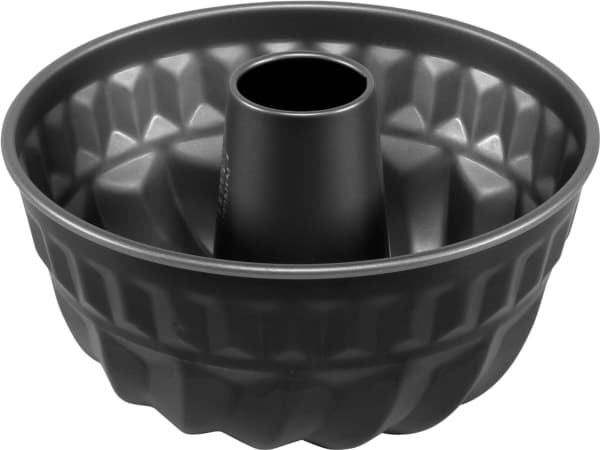Kaiser 2300659640, Puddingform, Rund, 1,95 l, Sort, Stål, 22 cm