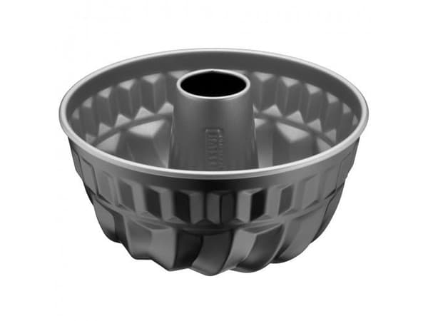 Kaiser 2300659640, Puddingform, Rund, 1,95 l, Sort, Stål, 22 cm