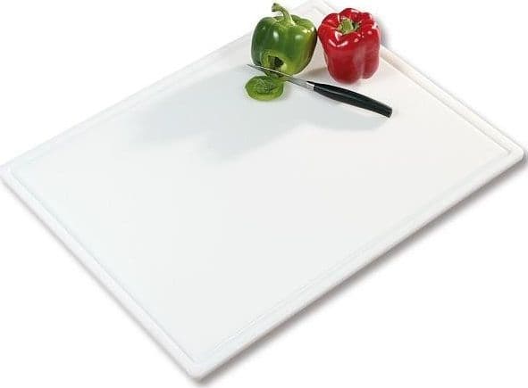 Kesper 30061, Rektangulær, Plast, Hvit, Monokromatisk, 455 mm, 12 mm