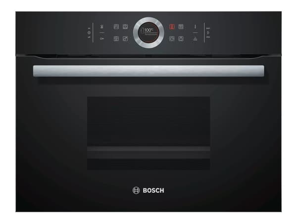 Bosch Serie | 8 CDG634AB0 - Ångugn - inbyggd - fördjupning - bredd: 56 cm - djup: 55 cm - höjd: 45 cm - svart