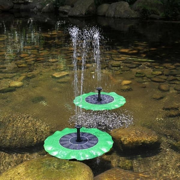 Lotus-fontene med solcellelading