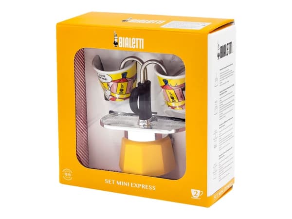 Bialetti Mini Express Lichtenstein - Filtreringsapparat - 90 ml - mange farger