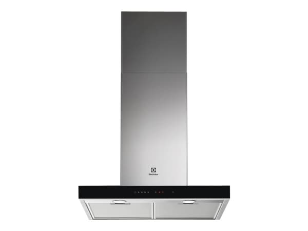 Electrolux Serie 700 LFT766X - Panser - skorsteinsflat - bredde: 59.8 cm - dybde: 45.4 cm - uttrekking og resirkulering - rustfritt stål