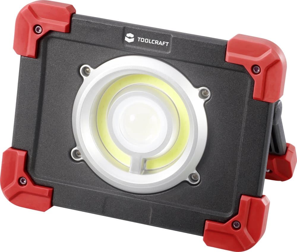 TOOLCRAFT TO-6687738 Arbetslampa Uppladdningsbara batteri 10 W 1400 lm