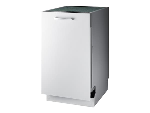 Samsung DW50R4060BB, Täysin rakennettu, Slimline (45 cm), Kosketusohjain, Kori