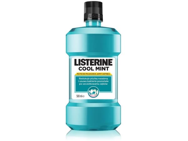 LISTERINE Cool Mint 250ml, 250 ml, Eucalyptol 0.092%, Menthol 0.042%, Methyl salicylate 0.060%, Thymol 0.064%, Water, Alcohol..., 1 stykker