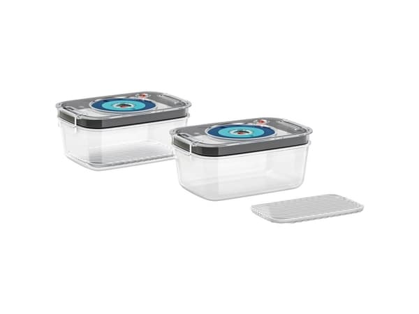 Bosch MSZV0FC2 - Förvaringsbehållare för vakpackad mat - 1 L (paket om 2)