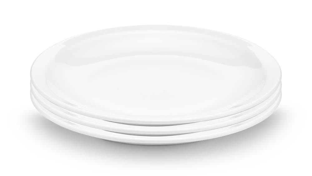 Bourges Tallrik Vit Ø27cm 3-pack