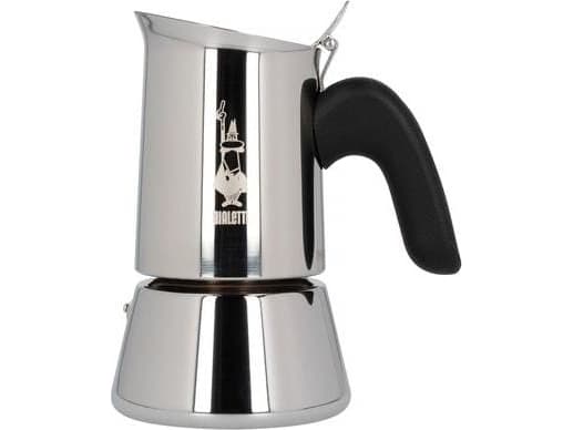 Bialetti Venus box, Mokkapannu, 0,1 L, Hopea, Ruostumaton teräs, 2 kuppia, Polypropeeni (PP)